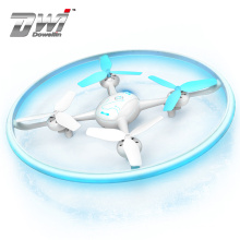 DWI Dowellin Crash Protection Drone Toy 2.4G RC Helicopter Drone With LED Flashing Light